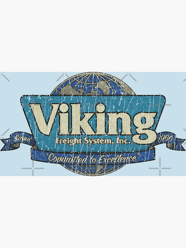 Viking Freight System 1966 Metal Print for Sale by