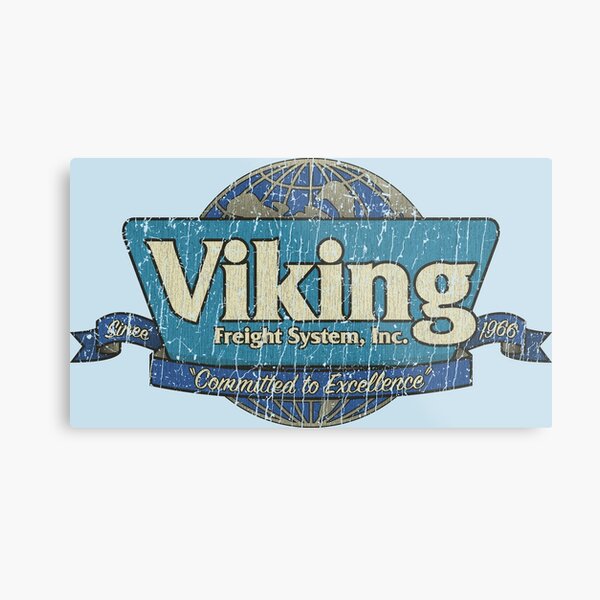 Viking Freight System 1966 Metal Print for Sale by