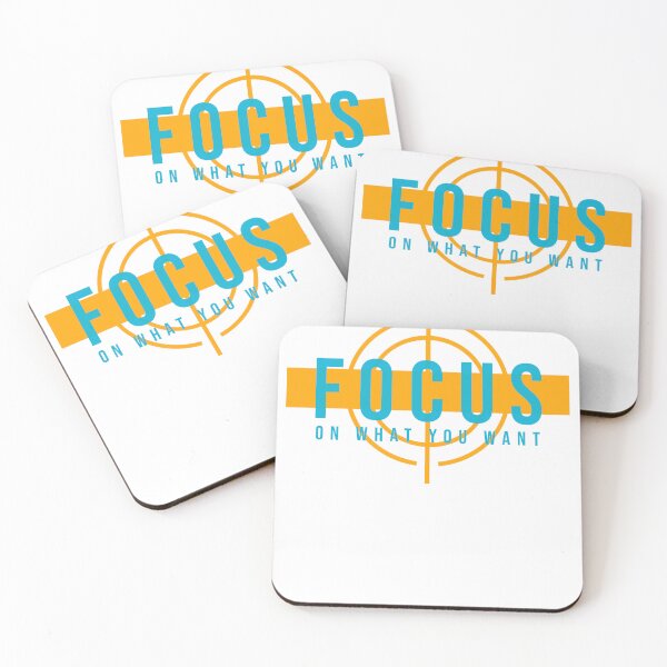 Item preview, Focus On What You Want Motivational Design designed and sold by RiyonArts.