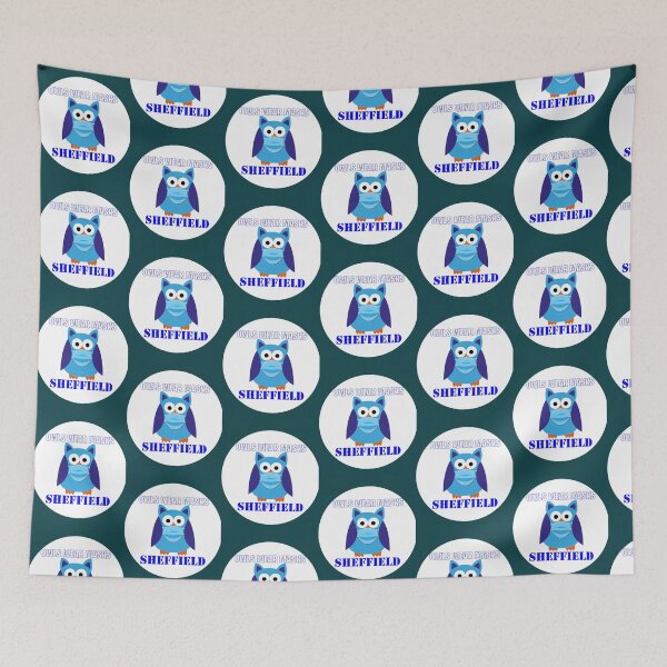 Item preview, Owls wear masks funny sheffield owl   designed and sold by mariadesginshop.