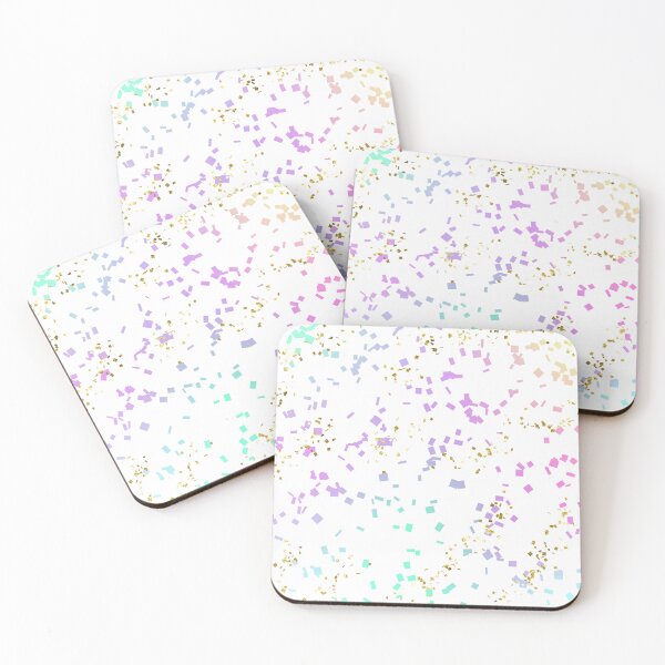 Artikelvorschau, Girly Konfetti, Goldglitter, Sparkle-Design entworfen und verkauft von Organized Chaos Designs.