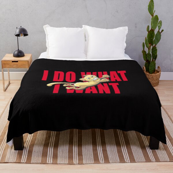 Item preview, I Do What I Want Red Cat 2 designed and sold by TshirtMore.