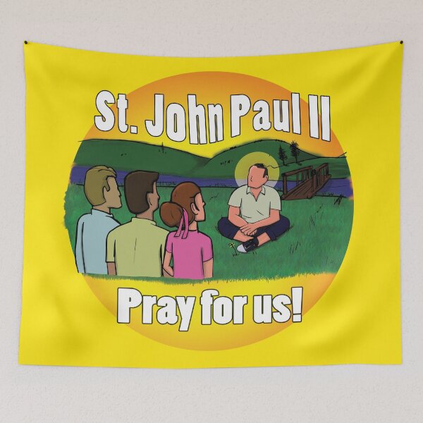 Item preview, St. John Paul II Pray for us! designed and sold by Rafa-MB.
