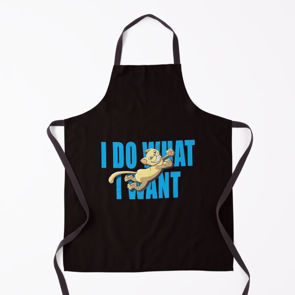 Item preview, I Do What I Want Blue Cat 4 designed and sold by TshirtMore.