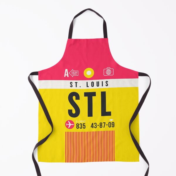 Aperçu de l'œuvre Étiquette de bagage A - STL St Louis USA créée et vendue par VoodooCircus.