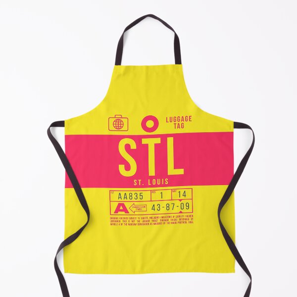 Aperçu de l'œuvre Étiquette de bagage B - STL St Louis USA créée et vendue par VoodooCircus.