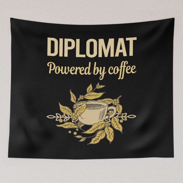 Item preview, Powered By Coffee Diplomat designed and sold by cossinulsesj.