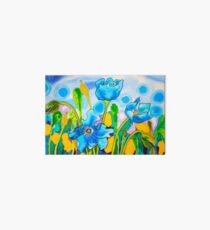 Blue Poppies 1 Belize Art Board