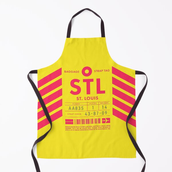 Aperçu de l'œuvre Étiquette de bagage D - STL St Louis USA créée et vendue par VoodooCircus.