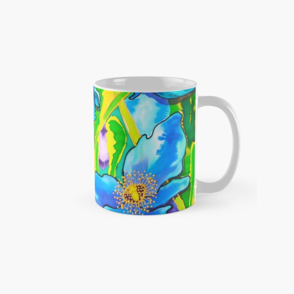 Blue Poppies 2 Belize Classic Mug