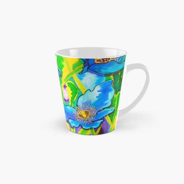 Blue Poppies 2 Belize Tall Mug