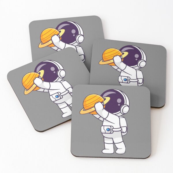 Item preview, Cute astronaut carrying a planet cartoon. designed and sold by BEAUTY ⭐⭐⭐⭐⭐.
