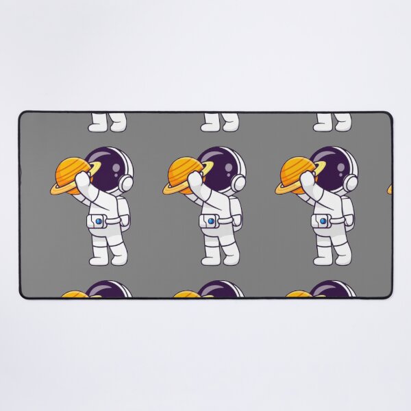 Item preview, Cute astronaut carrying a planet cartoon. designed and sold by BEAUTY ⭐⭐⭐⭐⭐.