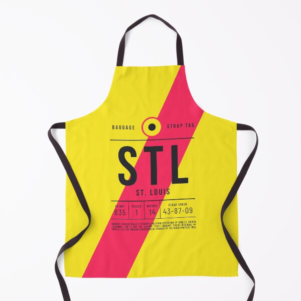 Aperçu de l'œuvre Étiquette de bagage E - STL St Louis USA créée et vendue par VoodooCircus.