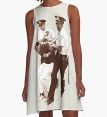 Bernie Sanders festgenommen A-Linien Kleid