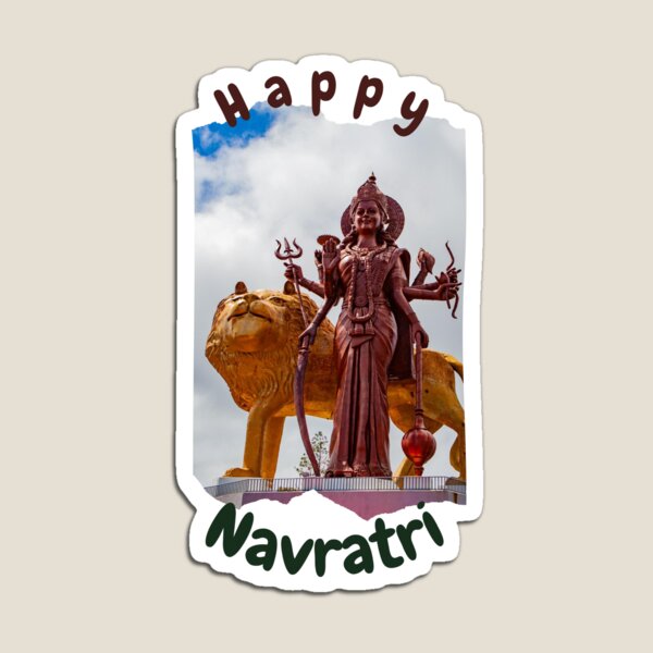 Item preview, Happy Navratri day sticker designed and sold by DoDoTee-Mart.