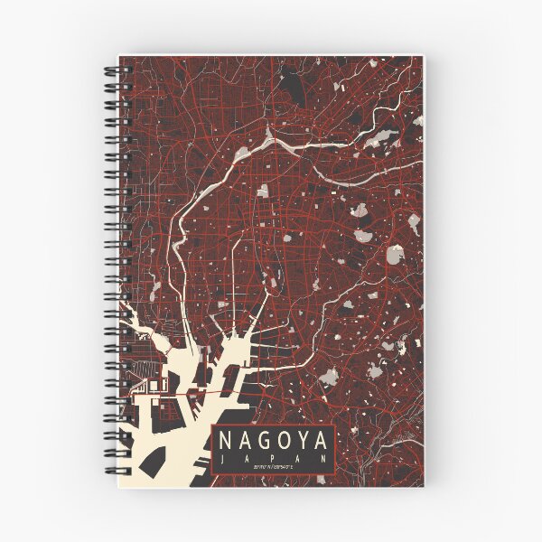 Item preview, Nagoya City Map of Japan - Vector designed and sold by deMAP.