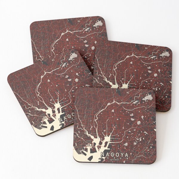 Item preview, Nagoya City Map of Japan - Vector designed and sold by deMAP.