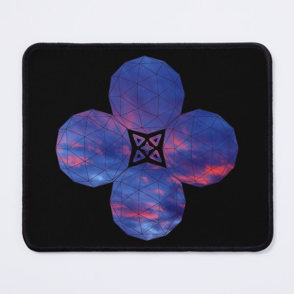 Item preview, Dark Red Blue Sky Icosahedron Star designed and sold by createVisions.