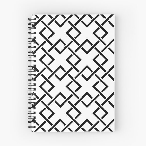 Aperçu de l'œuvre Motif de lignes géométriques - noir et blanc créée et vendue par NVDesigns.