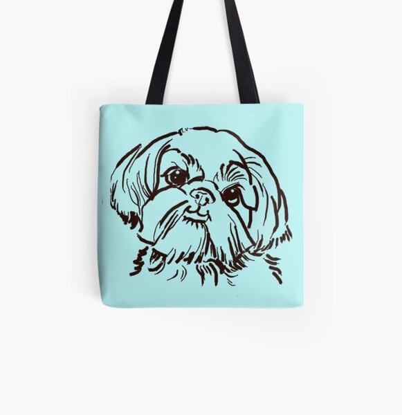 the Shih Tzu love of my life! All Over Print Tote Bag