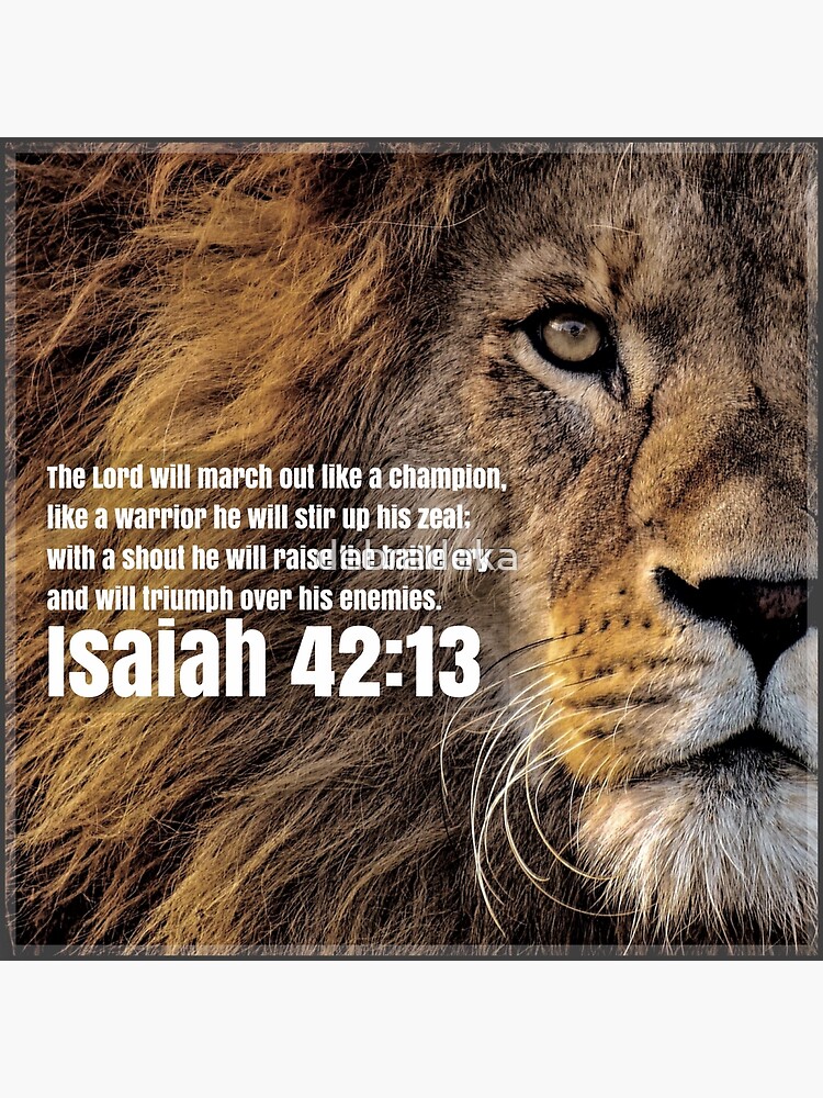 Isaiah 42:13 | Poster