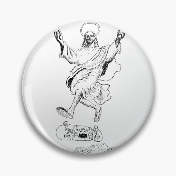 Item preview, Skrrt Skrrt Jesus  designed and sold by SketchPrimitive.