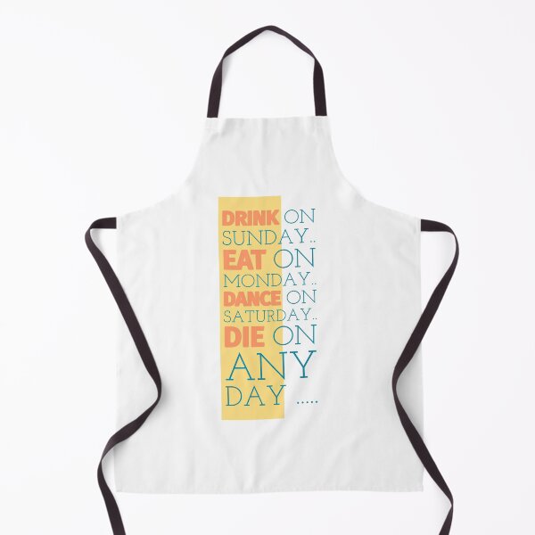 Item preview, Drink Eat Dance Die Funny Design designed and sold by RiyonArts.