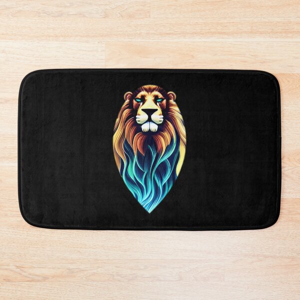 Item preview, Fire and Water Lion designed and sold by DesignJoker.