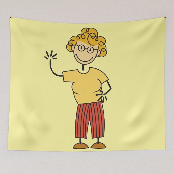 Item preview, Grand ma Smiling and Waving designed and sold by SpecAli.