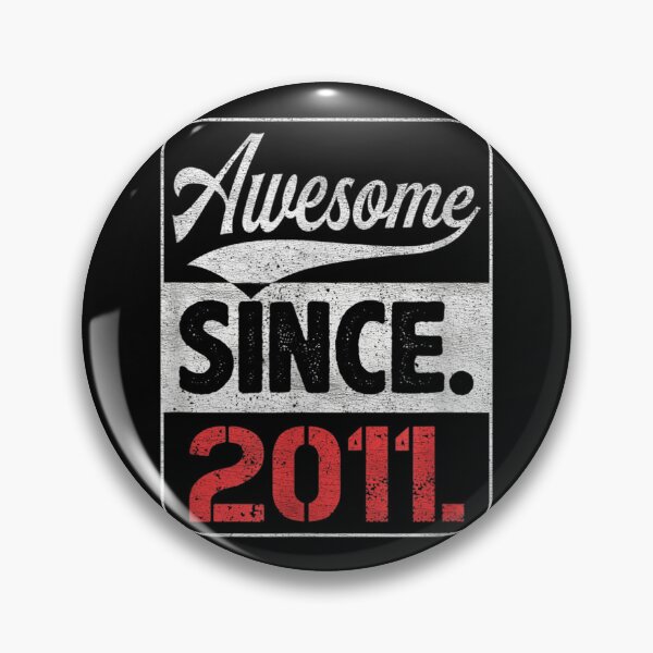 Item preview, 11th Birthday Awesome Since 2011 Vintage 11 Years Old Bday  designed and sold by aumarian.