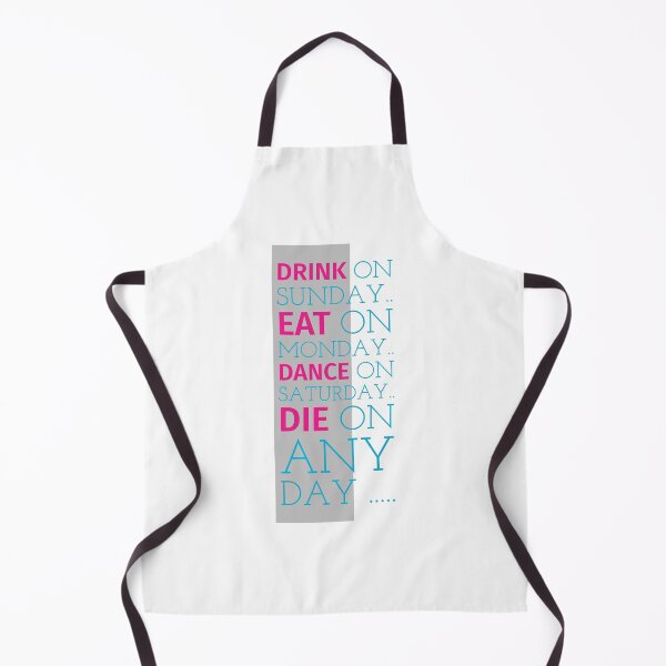 Item preview, Drink Eat Dance Die Funny Design designed and sold by RiyonArts.