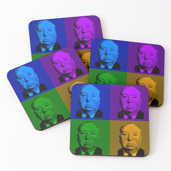 Item preview, Fanart Alfred Hitchcock drawing in pop-art designed and sold by Blondiabshop.