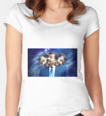 Neil DeGrasse Tyson Image Women's Fitted Scoop T-Shirt