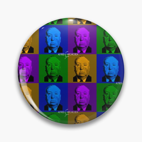 Item preview, Fanart Alfred Hitchcock drawing in pop-art designed and sold by Blondiabshop.