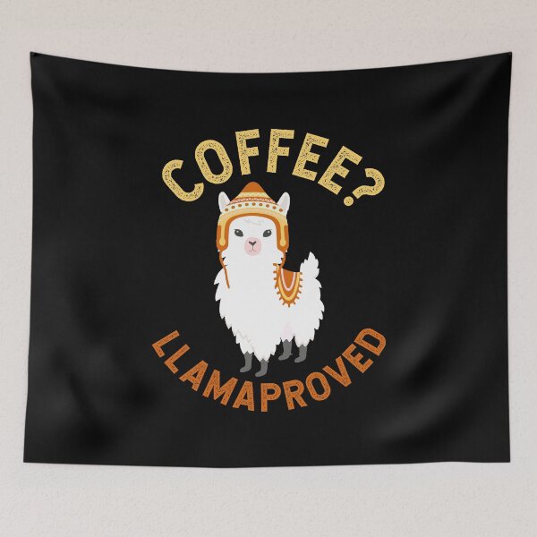 Item preview, Llamas and coffee humour | Llamaholic designed and sold by AllInCoffee.