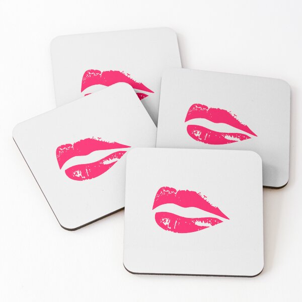 Item preview, red lips poster vintage lipstick print design  designed and sold by Nnone.