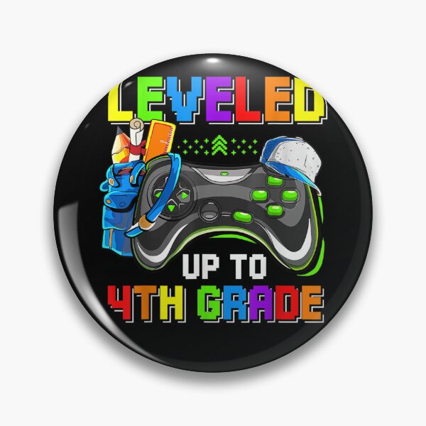 Item preview, Leveled Up To 4th Grade Back To School Video Game Boys Gamer  designed and sold by aumarian.