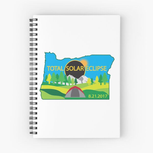 Item preview, 2017 Total Solar Eclipse Camping Trip Map designed and sold by jpldesigns.