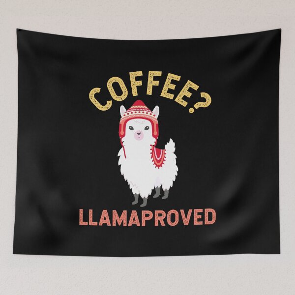 Item preview, Llamas and coffee humour | Llamaholic designed and sold by AllInCoffee.