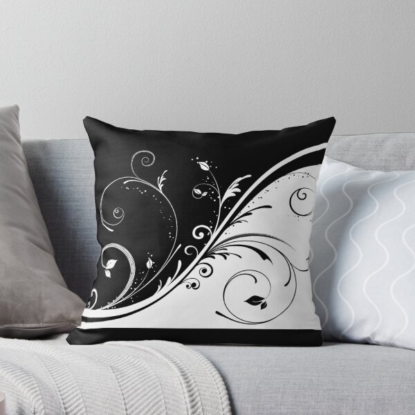 Item preview, luxurious black and white pattern designed and sold by Vitalia.