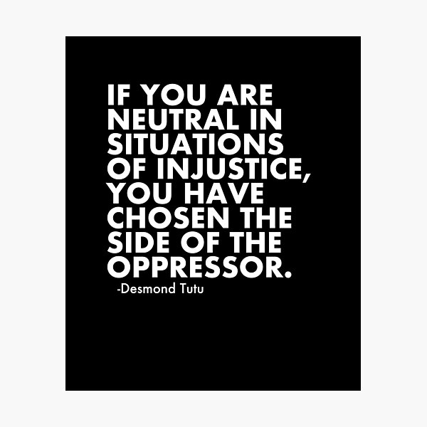 Human Rights Quote Protest Political Photographic Print