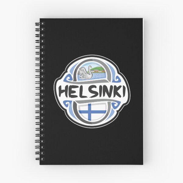 Item preview, Helsinki Finland Flag Badge Travel Souvenir Stamp designed and sold by TeeHome.
