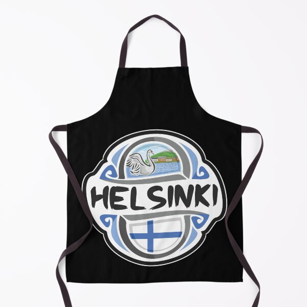 Item preview, Helsinki Finland Flag Badge Travel Souvenir Stamp designed and sold by TeeHome.