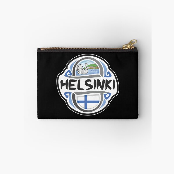Item preview, Helsinki Finland Flag Badge Travel Souvenir Stamp designed and sold by TeeHome.