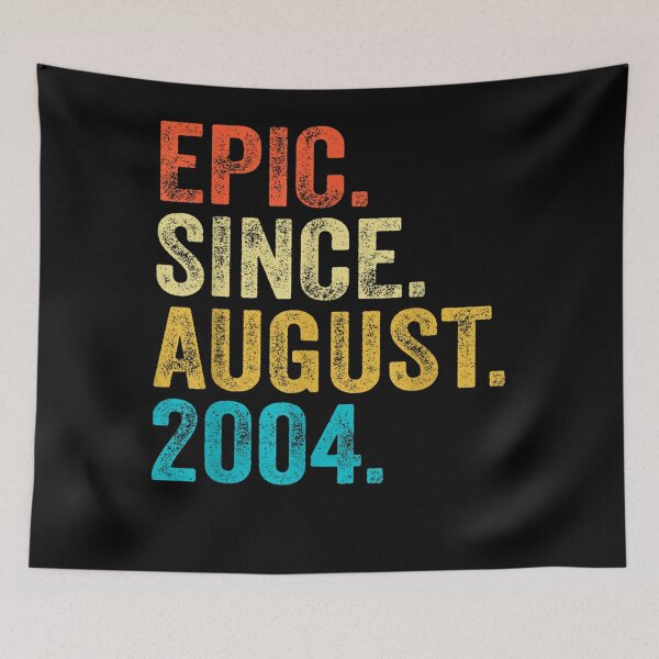 Item preview, 18 Years Old Gifts Epic Since August 2004 18th Birthday Boy  designed and sold by aumarian.