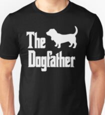 The Dogfather Basset Hound Dog Unisex T-Shirt
