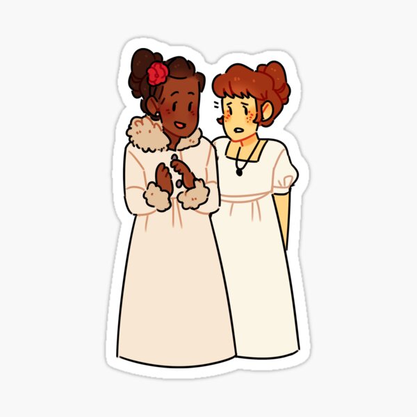 natasha and sonya Sticker