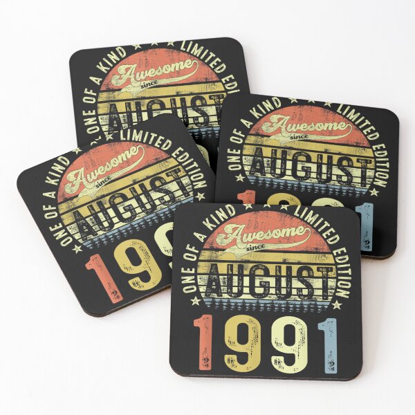 Item preview, Awesome Since August 1991 31 Years Old 31st Birthday Gifts  designed and sold by aumarian.