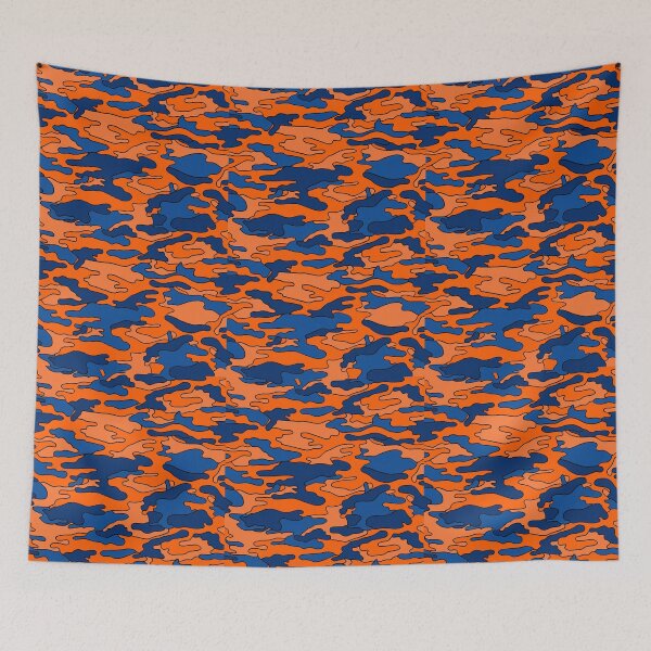 Item preview, Orange & Blue Camouflage  designed and sold by Corey Paige Designs.